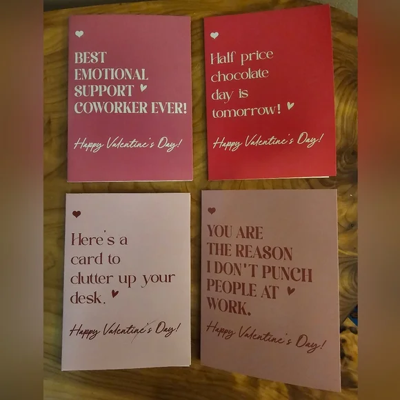 Valentine's Day Co-Worker Greeting Cards - Picture 3 of 4